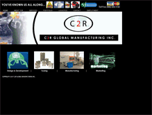 Tablet Screenshot of c2r-globalmfg.com